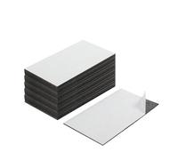 MagFlex® 89mm de long x 51 mm de large aimants de cartes de visite - standard auto adhésif (100 feuilles), Argent