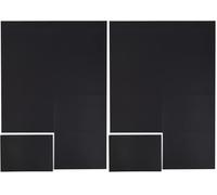 Magflex® A7 Self Adhésif Rectangles Magnétiques Flexibles pour Créer des Images Magnétiques, des Illustrations, des Signes Ou des Écrans - 105mm x 74mm - 8 par Feuille A4 (Lot de 2)