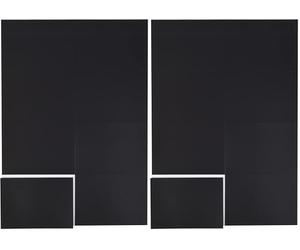 Magflex® A7 Self Adhésif Rectangles Magnétiques Flexibles pour Créer des Images Magnétiques, des Illustrations, des Signes Ou des Écrans - 105mm x 74mm - 8 par Feuille A4 (Lot de 2)