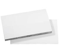 MagFlex Lite 100mm x 60mm Les étiquettes magnétiques Large Flexible - Blanc Brillant à sec Wipe surface (100 feuilles)