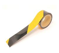 Magflex® Tapé D'Avertissement de Danger Magnétique Jaune et Noir Flexible Pour Identifier Les Dangers Temporaires et Permanents Sur Le Lieu de Travail - 50mm de Large - 5 M de Longueur