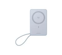 MagFlow - Banque d'alimentation sans fil - magnétique - 10000 mAh - 30 watt - PD - 2 connecteurs de sortie (USB-C) - bleu