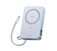 Magflow Qi2 25w Batterie Externe 10000mah Câble Usb C Intégré Pd30w Affichage Numérique Compatible Avec Magsafe Iphone 16 15 14 13 12 Plus Pro Power Bank Induction Charge Rapide Magnétique