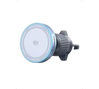 Magflow Qi2 25W Support Téléphone Voiture Induction Certifié Charge Rapide Compatible Avec Magsafe Iphone 17 16 15 14 13 12 Air Plus Pro Max Porte Smartphone Magnétique Sans Fil Grille Aération