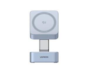 MagFlow W752 - Support de chargement sans fil - 2 en 1 - 25 Watt (24 pin USB-C) - argent