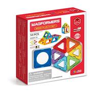Magformers 14 Basic Plus Jeu de Construction magnétique en Forme de Cercle Multicolore