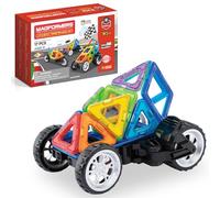 Magformers Amazing Transform Wheel Magnetic Building Blocks Toy. Makes Cars and Bikes. with Special Adjustable Multi-Wheel Piece.