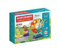 MAGFORMERS Carnival Plus 703016 Lot de 48 Blocs de Construction magnétiques pour Enfants - Cadeau pour Les années garçons et Filles
