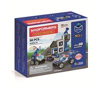MAGFORMERS- Variété Amazing Police Set 50T, Multicolore