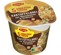 Maggi 5 minutes Terrine Purée de pommes de terre avec oignons frits Croûtons 59g
