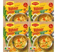 Maggi Bon Appétit Soupe de Poulet aux Ingrédients Naturels 60g Pack de 4