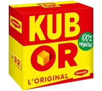 MAGGI - Bouillon Déshydraté Kub Or | Savoureux en saveurs riches | Pour vos plats mijotés | la boite de 32 cubes - 128 g | LOT DE 4