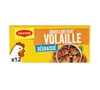 Maggi Bouillon KUB Volaille dégraissé – 12 tablettes (120 g)