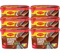 Maggi Delikatess Sauce pour rôti sauce foncée pour viande 277g 6er Pack
