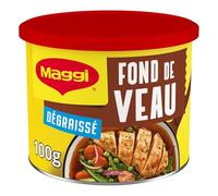 MAGGI - Fond de Sauce Veau Léger pour Sublimer vos Plats, Saveur Riche et Délicate (Boîte 100g) - Le Lot De 4