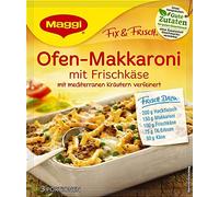 Maggi - Idée de macaroni au four au fromage à la crème (Idee für Ofen-Makkaroni mit Frischkäse) | Poids Total 39 grams