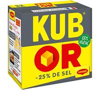 Maggi KUB OR Bouillon 25% de sel 32 cubes 121 6 g