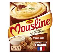 Maggi Mousline Purée Saveur à L'Ancienne Crème Muscade(4 Sachets pour 4 Personnes), 4 x 500g