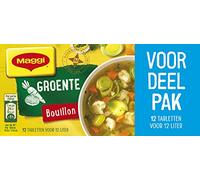 Maggi-Pack de Bouillon de Légumes - 8 Boîtes avec 12 Cubes de Bouillon