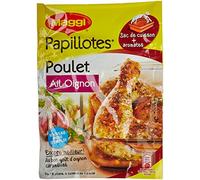 Maggi Papillotes Poulet Ail Oignon (1 sachet) -36g - Lot de 8