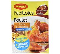 Maggi Papillotes Poulet au Curry à l'Indienne (1 Sachet) - 30g