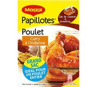 Maggi Papillotes Poulet au Curry à l'Indienne (1 Sachet) - 30g