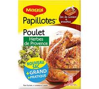 Maggi Assaisonnement Volaille Papillotes de Poulet Herbes de Provence - 1 sachet (34 g)