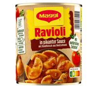 MAGGI Ravioli en sauce piquante avec bœuf et bacon, 0,8 unité