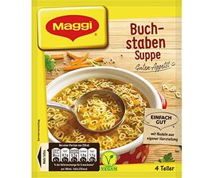 Maggi - Soupe bonne lettre d'appétit (Guten Appetit Buchstaben Suppe) | Poids Total 10 grams