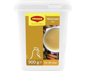 Maggi Soupe de poulet transparente immédiatement soluble (1 boîte gastronomique de 900 g)