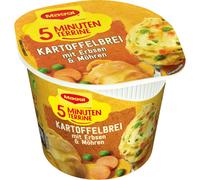 Maggi Terrine 5 minutes Purée de pommes de terre avec petits pois et carottes 43g