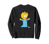Maggie des Simpsons a Besoin d'un câlin Sweatshirt, Unisexe pour Adultes, Noir, XXL