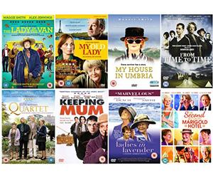 Maggie Smith Ultimate DVD Collection : The Lady in the Van / My Old Lady / My House in Umbria / From Time To Time / Quartet / Keeping Mum / Ladies in Lavender / The Second Best Exotic Marigold Hotel + Extras
