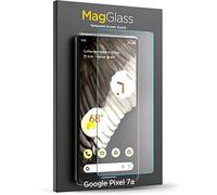 magglass Film protecteur d'écran mat pour Google Pixel 7A - Compatible avec coque en verre trempé anti-reflet (applicateur facile)