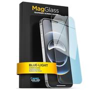 magglass Protection d'écran anti-lumière bleue pour iPhone 16e en verre trempé avec filtre Bluelight (applicateur facile inclus)
