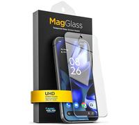 magglass Protection d'écran en verre trempé conçue pour Google Pixel 9a (applicateur inclus)