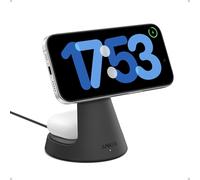 Maggo Chargeur Induction Iphone 15W 2-En-1 Compatible Magsafe, Ultra-Rapide, Certifié Qi2, Réglable Et Super Résistant, Pour Iphone 16/15, Airpods Pro Et Plus (Adaptateur Non Fourni)