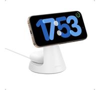 Maggo Iphone 15w 2-In-1 Induction Charger, Magsafe Compatible, Ultra-Fast, Qi2 Certified, Adjustable And Super Durable Charger For Iphone 16/15, Airpods Pro And Plus (Adapter Not Included)