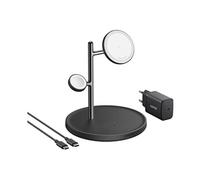 Stacja magnetyczna MagGo 15W 3-in-1 Czarna