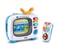 Magi TV decouvertes 10 Chaines + telecommande - Television Musical Bebe - bilingue, Francais Anglais - Set Jouet educatif + Carte