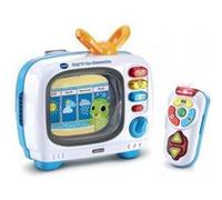 Magi TV decouvertes 10 Chaines + telecommande - Television Musical Bebe - bilingue, Francais Anglais - Set Jouet educatif et Carte