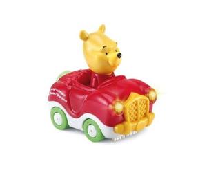 Magi Voiture Winnie l'ourson, Version française - Bolide interactif Bebe - pour tut tut bolides Circuit, Garage, Piste - Set Voiture et Carte