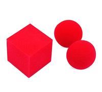 Magiapym: Deux boules, deux mains, dix mouvements - Tours de magie pour enfants - Jeu de magie avec vidéo explicative - Inclus 2 boules et 1 cube en mousse