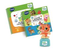 Pack 2 Livres interactifs Vtech MagiBook Story’Friends Starter Pack Je découvre l’école maternelle et un Livret découverte