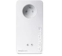 devolo Magic 2 WiFi 5 (ac) Adaptateur d'extension : 1x Adaptateur CPL WiFi (2400 Mbits, Mesh, 2x Gigabit Ethernet), idéal télétravail et streaming, prise française