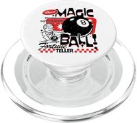 Magic 8 Ball - Motif Vintage de diseuse de Bonne Aventure PopSockets PopGrip pour MagSafe