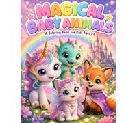 Magic Animals Coloring Book For Kids Ages 3-8 (PT and US) edition: Magic Animals Coloring Book For Kids Ages 3-8 (PT and US) edition