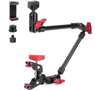 Magic Arm 57cm/22 with Super Clamp, Flexible 360° Camera Holder, Desk Stand, Phone Holder, Articulated Arm Mount with 1/4 Inch Thread for Smartphone, Webcam