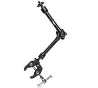 Magic Arm Bras articulé 11" + Pince Universelle Super Solide pour Appareil Photo, caméscope, trépied, etc. Lumière avec Filetage 14