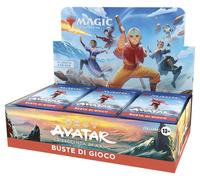 Wizards Of The Coast Magic The Gathering Avatar The Last Airbender Play Booster Display 30 Packs Trading Cards Italian Bleu